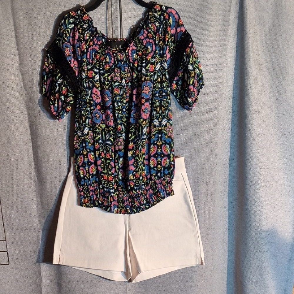 Floral Multicolor Women's Top